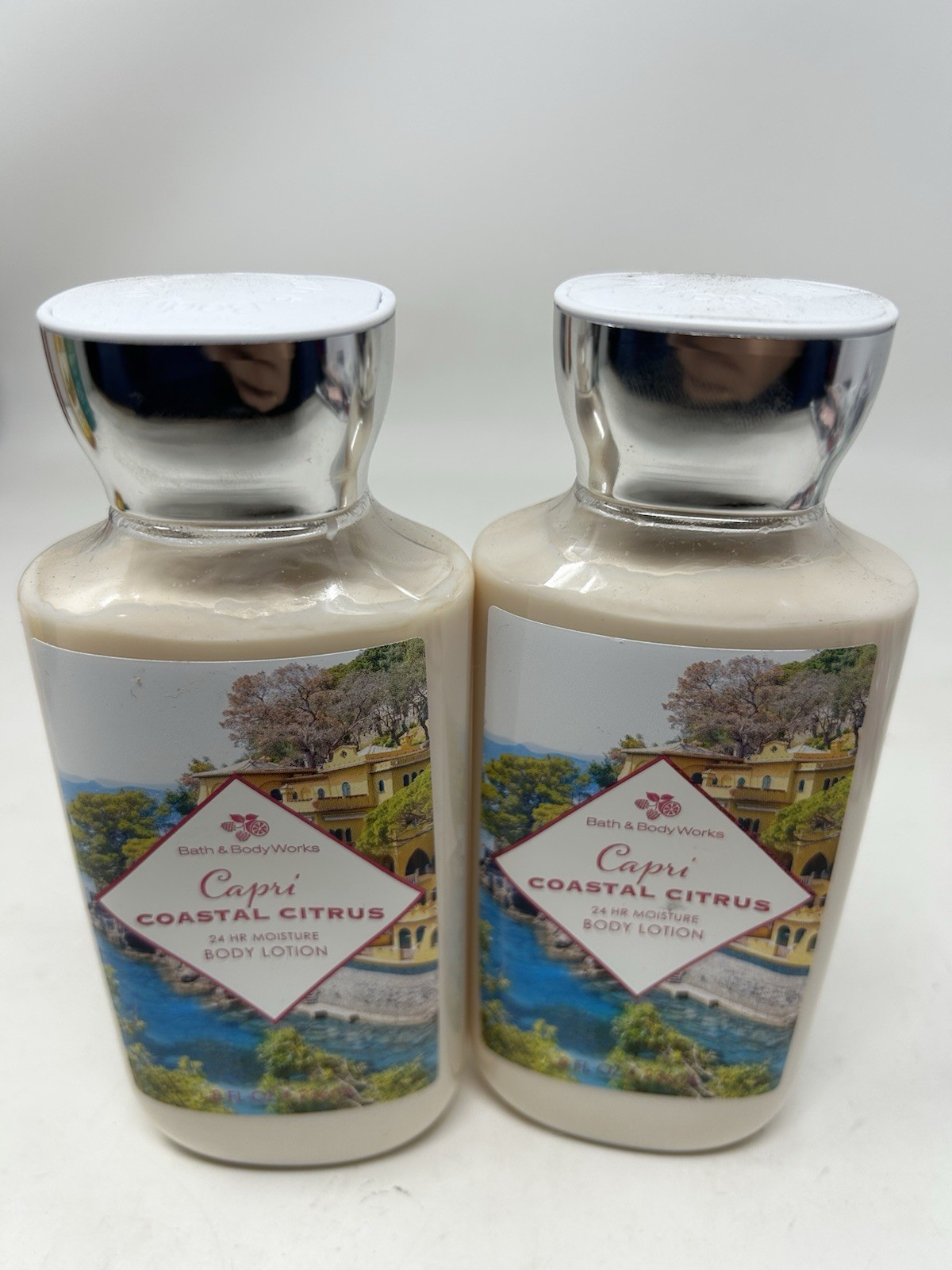 2PK Bath &amp; Body Works Capri Coastal Citrus Body Lotion NEW 8oz - £22.53 GBP