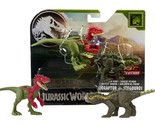 Jurassic World Epic Evolution Danger Pack Eoraptor vs Stegouros 4in. Fig... - $18.88