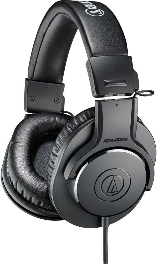 Audio-Technica Ath-M20X Professional Studio Monitor Headphones,, Aud Athm20X  			