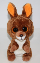 TY Silk Beanie Boos Kipper the Kangaroo Plush 6" Stuffed Soft Toy Orange... - $10.40