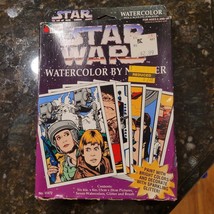 Vintage 1996 Star Wars Watercolor By Number Paint Set - NOS/Factory Sealed - £12.70 GBP