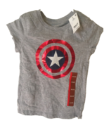 New Girls Captain America XS 4/5 T-Shirt - $12.97