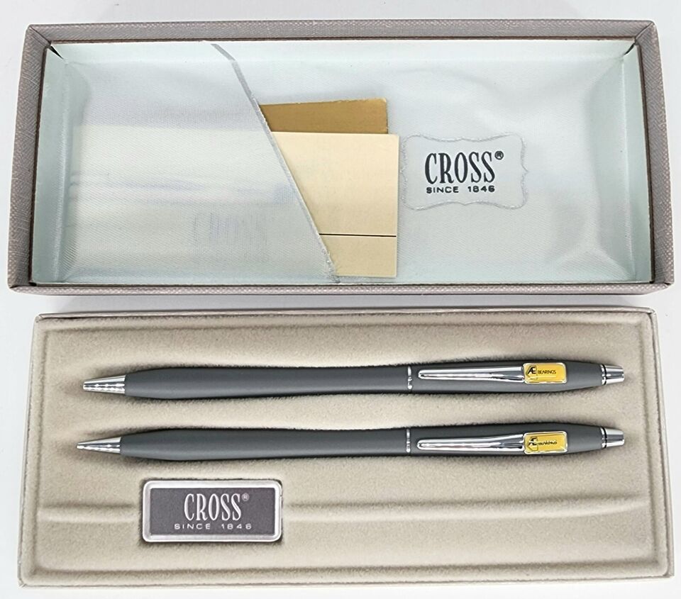 2101 Cross Pen & Pencil Set Gray Ballpoint  New In The Box Set Writing A2-11 - $99.00