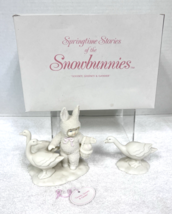 1995 Snowbunnies Goosey Goosey Gander In Orig Box Dept 56 Easter Spring - $18.32