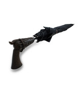 Zeckos 50 in. Peacemaker Handle Black Auto Open Stick Umbrella - £64.30 GBP