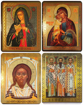 Icon of the Mother of God , Jesus  Orthodox icon, religious art Икона - £15.68 GBP