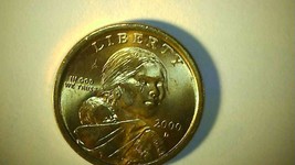 Sacagawea Dollar 2000 D struck through. - £78.34 GBP