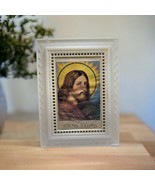Vintage antique Jesus Face Volto Santo Desk frame Plastic - $314.05 MXN