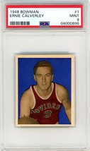 1948 Bowman Ernie Calverley Rookie #1 PSA 9 P1224 - $6,732.00