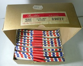 UK 60&#39;s Basildon Airmail 1 Box ( 12 Packets X 20 Envelopes White No.5 , New - $425.00