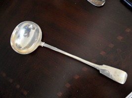 William Hutton and Sons.Silverplate soup ladle, 12&quot; - £59.02 GBP