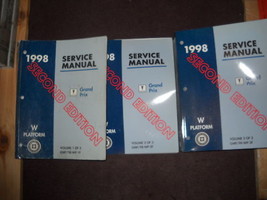 1998 Pontiac Grand Prix Service Atelier Manuel Set 2ND Édition Avec Trans&#39; Books - £109.60 GBP