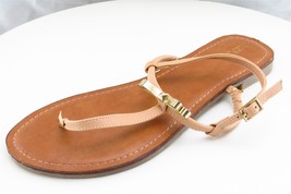 Merona Sz 8 M Tan Thong Synthetic Women Sandals Haley - £15.53 GBP