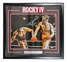 Dolph Lundgren Encadré Signé 16x20 Rocky IV Punch Photo Drago Inscrit JSA ITP - £228.90 GBP