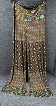 Palazzo Pant Boho Multicolor Patterned Wide Leg Hippie Stretchy Women 34... - $26.76