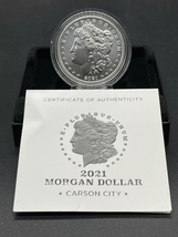 2021-CC $1 Carson City Privy Mark Morgan Silver Dollar in OGP w/ COA - £305.38 GBP