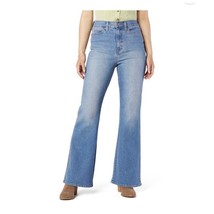 Signature by Levi Strauss &amp; Co Heritage High Rise Flare Blue Jeans Women... - $23.99