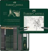 Faber-Castell PITT Graphite 19-Piece Medium Tin Professional Quality Set in a Me - £43.49 GBP+