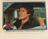 Knight Rider Trading Card 1982  #15 David Hasselhoff - $1.97