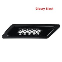 Glossy black universal car front bumper hood vent air out decoration for honda civic a4 thumb200