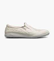 Stacy Adams Ithaca Moc Toe Slip On Shoes White 25656-100 image 7