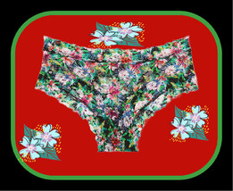 Xs S M L Xl Xxl Black Tropical Floral The Lacie Victorias Secret Cheeky Panty - $11.99