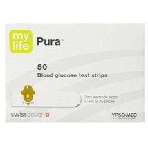 Mylife Pura Blood Glucose Test Strips x 50 - $485.43 MXN