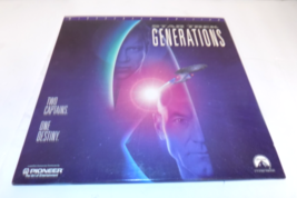 Star Trek Generations Two Captains One Destiny Laserdisc LD Widescreen - $12.72