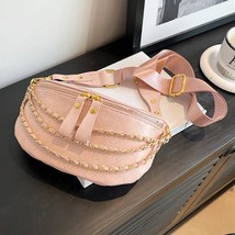 PU  Bag Soft Crossbody Sling Bag Sling Bag Fanny Pack Lady Street Trend Belt Bag - £53.52 GBP
