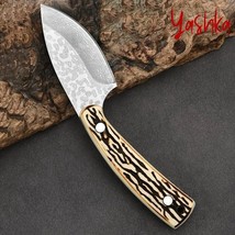 Mini Hunting Knife Fixed Blade Scabbard Outdoor Fishing BBQ Camping Home... - £10.09 GBP