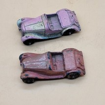 Tootsie toy MG TD Roadster Pink & Red 2"  - $11.88