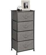Tall Dresser Storage Tower Stand By Mdesign - Textured Print - Charcoal ... - £54.97 GBP