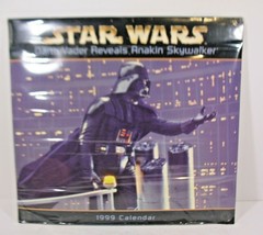 1999 Star Wars Calander Darth Vader Reveals Anakin Skywalker Collectible Sealed - £14.00 GBP