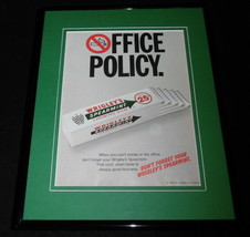 1997 Wrigley&#39;s Spearmint Gum Framed 11x14 ORIGINAL Vintage Advertisement - $34.64