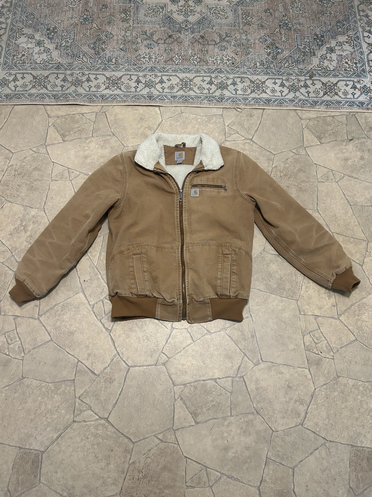 Carhartt Wildwood 100815 211 Brown Women&#39;s Hooded Yellowstone Jacket Siz... - $148.49