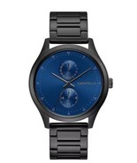 Mens Watch Caravelle designed by Bulova Black Stainless Steel Bracelet N... - £80.38 GBP