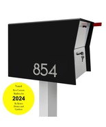 Retrobox Locking Package Dropbox in JET BLACK post mounted Mailbox - $10,751.91 MXN