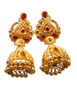 bis 916 hallmark indian gold 3.4cm stud earring for aunts halloween jewelry - €1.552,75 EUR