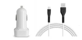 18W Fast Car Charger+10Ft Usb Cord For Tracfone Lg Premier Pro Lte L413Dl L414Dl - £23.97 GBP