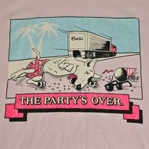 VTG Coors Single Stitch USA The Party&#39;s Over Bud Spuds Mackenzie Shirt S... - $39.55