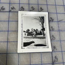 Vintage Photograph Little Girl On Tricycle Cute 1940s / 50s - $6.29