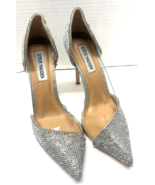 Steve Madden 6 1/2 Silver Sparkle Stiletto Heel Shoes - $26.89 CAD