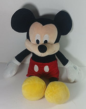 Mickey Mouse Plush 16in Disney Stuffed Animal Classic Red Pants Yellow S... - £11.87 GBP