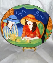 SANGO CAFE PARIS DISCONTINUED 1994 11&quot; x 10.25&quot; Dinner Plate - $10.89