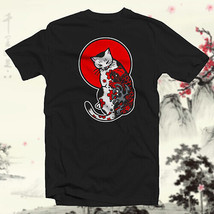 Yakuza Cat #3 COTTON T-SHIRT Fighter Japanese Asian Art Tattoo Feline Kitty - £13.94 GBP+