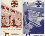 Santa Fe Railway Company Time Table 1968 and Passenger Fares Brochure - $17.80