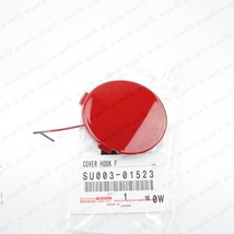 GENUINE TOYOTA SCION 13-16 FR-S RED FRONT BUMPER TOW CAP HOLE COVER SU00... - $18.04