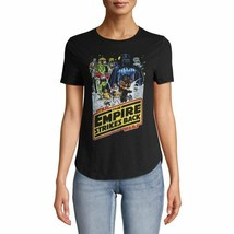 Star Wars Juniors&#39; Empire Strikes Back Battle of Hoth T-Shirt Size L Black - £9.33 GBP