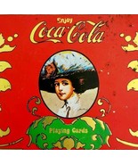 Coca Cola Tin Collectible 1960s-70s Playing Cards Not Included 5x3.5x1&quot; E78 - €26,06 EUR