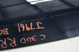 08-11 MERCEDES C300 REAR RIGHT PASSENGER DOOR WINDOW AUTO GLASS J7961 image 7